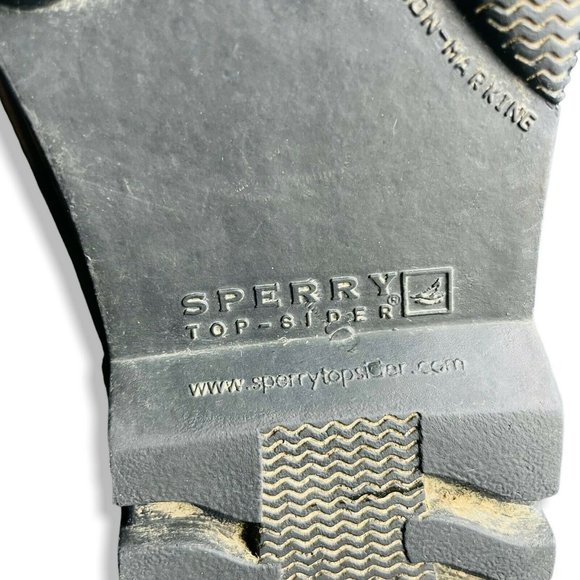 Sperry Nellie Kate Rain Boots Women Black 8 Winter Rubber Outdoor Waterproof - Picture 10 of 10